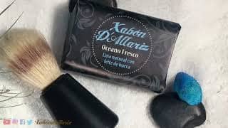 Xabón D'Allariz CON LEITE DE BURRA para un afeitado máis suave.